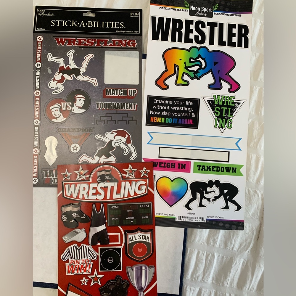 Wrestling and Track Sticker Collection - Picture 9 of 12